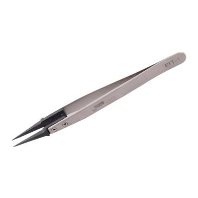 捷科防静电镊子尖头不锈钢材质