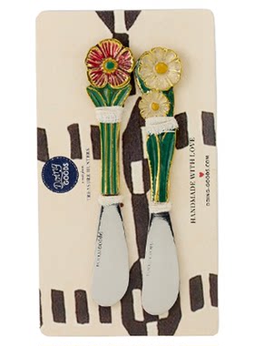 手工黄铜餐具套装西餐甜品勺