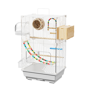 鸟笼鹦鹉笼子家用珍珠玄凤八哥带繁殖箱专用豪华别墅虎皮活鸟大号
