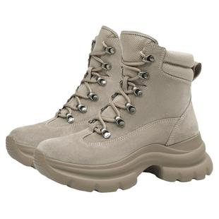 KISSCAT接吻猫[在出发]户外靴工装登山靴大黄靴增高厚底马丁靴女