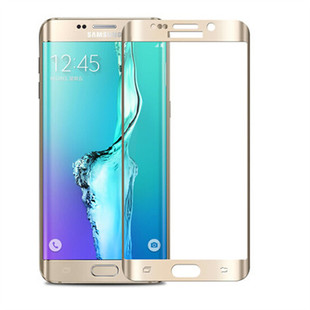 适用于三星S6edge+曲面钢化膜G9280全屏覆盖g9350防爆高清玻璃膜s6edge手机膜G9250边胶贴合s7edge防摔保护膜
