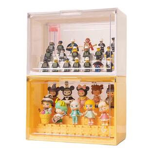 GOTO泡泡玛特集装箱盲盒收纳展示架手办展示盒玩具公仔模型展示柜