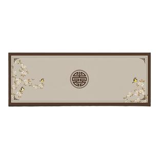 新中式入户门过门石地垫门槛石极窄硅藻泥吸水垫长条门口房门地毯