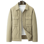 雪中飞2025春新款男士短款翻领爆款羽绒外套多口袋休闲日系简约