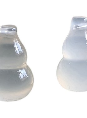 天然冰种葫芦吊坠半宝石饰品配件