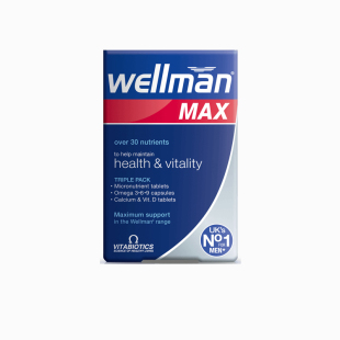 wellman男士备孕复合维生素增强助力精子质量多维片升级MAX版