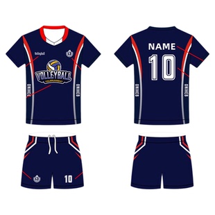 排球服套装男女款网球衣全身定制免费印字号运动透气比赛训练队服