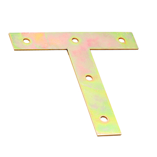 40只】镀彩T型角铁椅子连接件角码固定层板件T形桌椅加固三角片