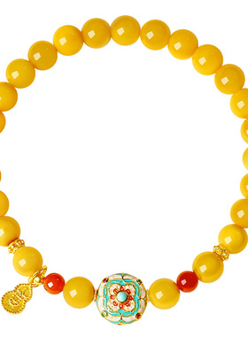 宫里上新天然正品蜜蜡手链