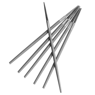 圆形锉刀粗齿8寸中齿6寸钳工钢锉10寸金属打磨棒工具12寸14寸挫刀