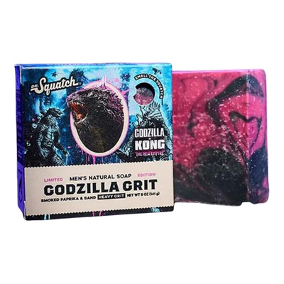 Dr. Squatch-Godzilla Grit哥斯拉杜松薄荷烟熏雪松香 天然身体皂