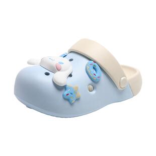 玉桂狗儿童洞洞鞋女童拖鞋2026夏季新款女孩防滑软底公主卡通凉拖