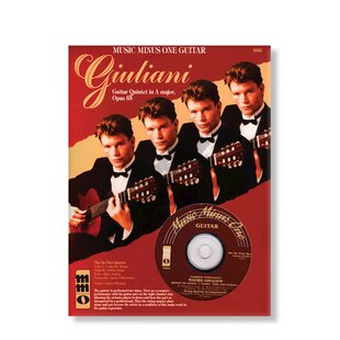 莫罗 朱利亚尼 A大调吉他五重奏OP65 附CD MMO原版进口乐谱书 MAURO GIULIANI GUITAR QUINTET IN A MAJOR HL00400400