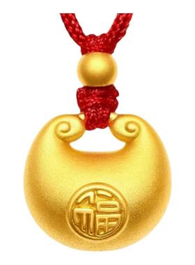 小胖福金包银吊坠情人节送女友