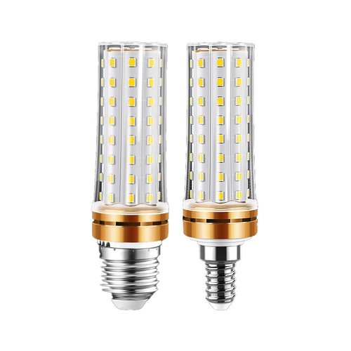 新品LED灯泡220V超亮节能省电玉米灯E27螺口螺纹家用照明吊灯三色