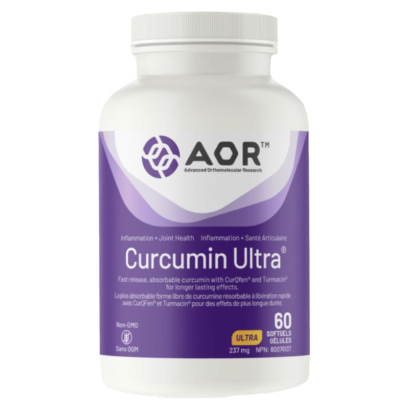 加拿大 AOR Curcumin Ultra 天然高生物活性 姜黄素 胶囊 60粒