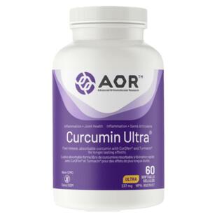 加拿大 AOR Curcumin Ultra 天然高生物活性 姜黄素 胶囊 60粒