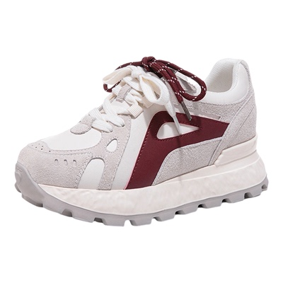 厚底阿甘鞋小个子隐形内增高休闲