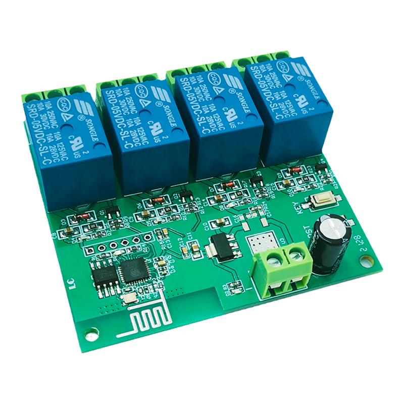 5V/12V ESP8266四路WiFi继电器 物联网 智能家居 手机APP遥控开关