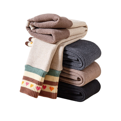 秋冬款加绒女童打底裤