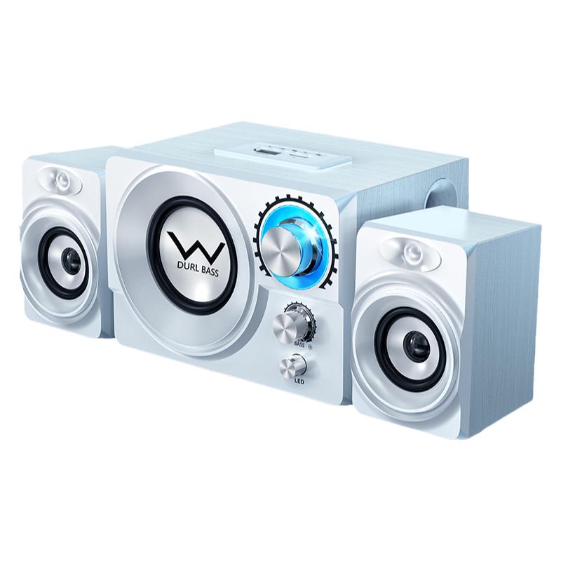 赛达电脑用木质箱体2.1重低音炮