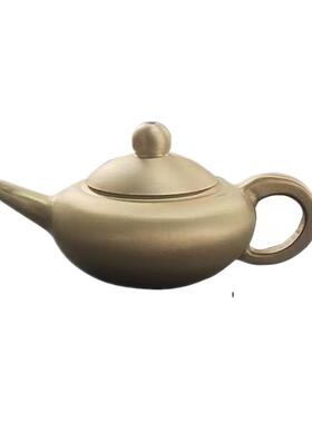 纯黄铜烟灰缸茶叶牙签筒