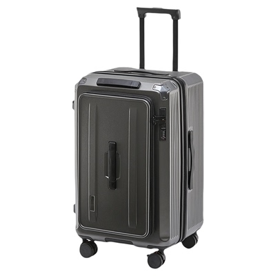 侧开盖深仓超大容量行李箱34寸男