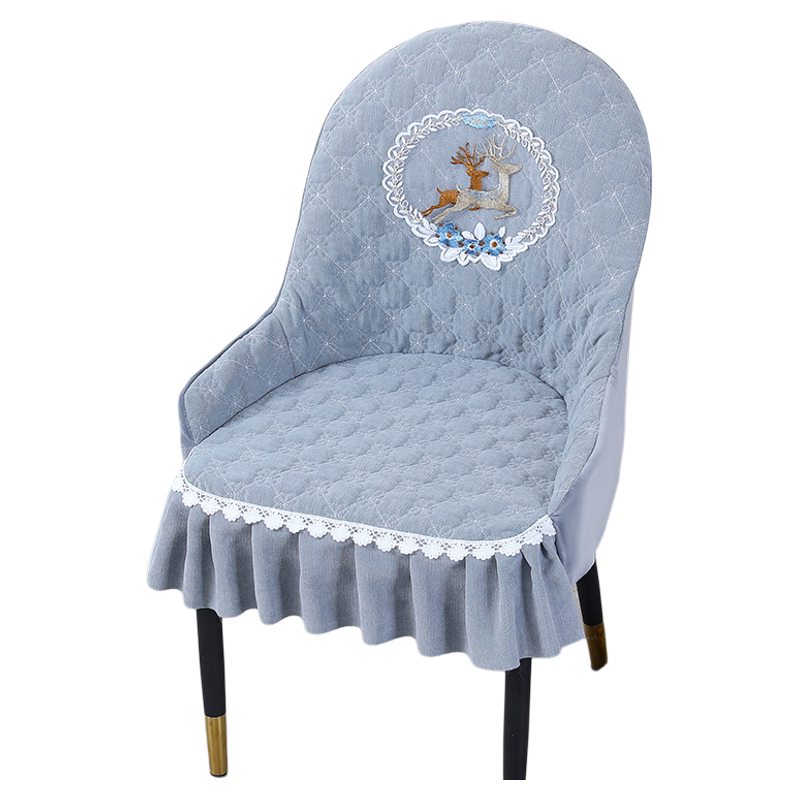 轻奢扶手椅子套弧形椅子套罩椅套罩座椅套带扶手椅子垫桌椅套罩垫