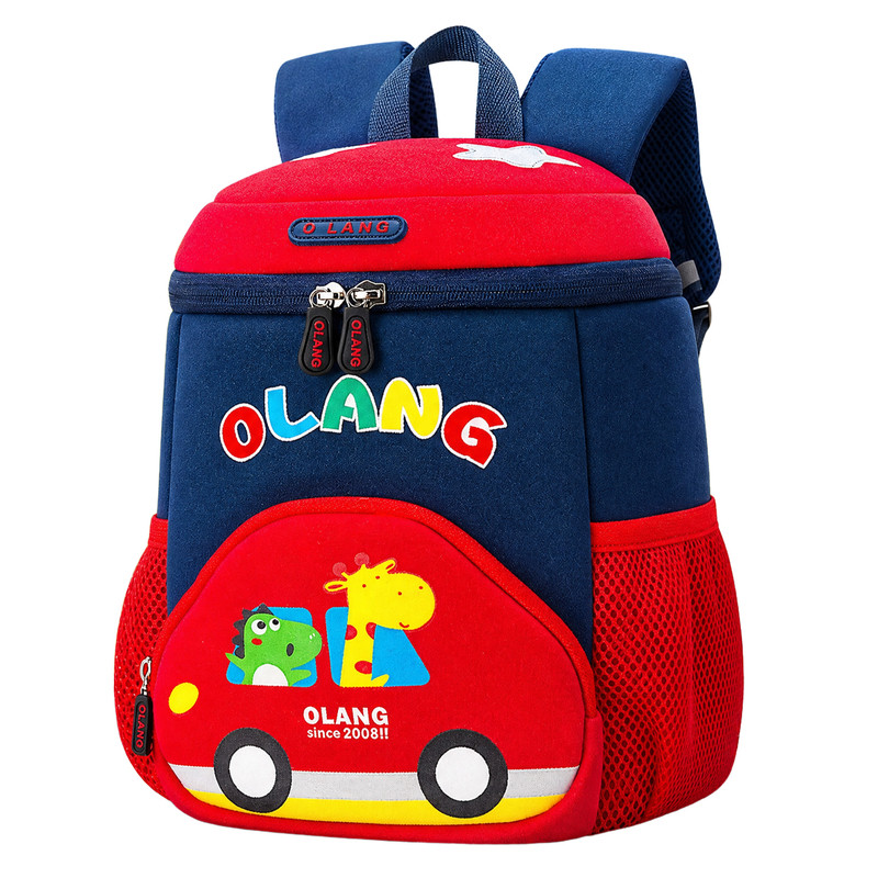 幼儿园书包男女孩卡通小汽车轻便