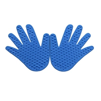 Синий отпечаток рук