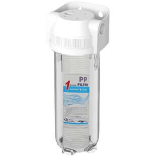 10寸滤瓶纯水机PP棉前置过滤器自来水净水器透明2分3分单级滤水器