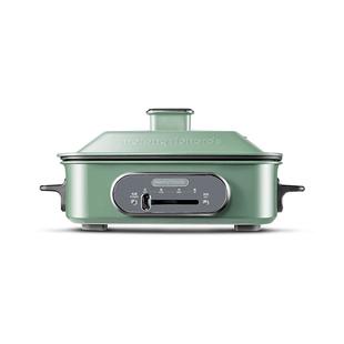 摩飞多功能料理锅网红烤肉涮一体烹饪机家用电煮锅蒸煮煎炒电火锅