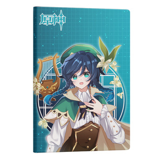 原神学生文具本子魈胡桃荧可莉行秋重云琴派蒙刻晴周边动漫笔记本