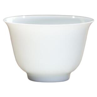 翰文堂如意杯薄胎主人杯景德镇纯手工高温陶瓷功夫茶杯客杯轻薄透