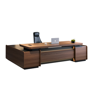 老板桌办公桌椅组合中式复古新款高端办公室总裁董事长实木大班台