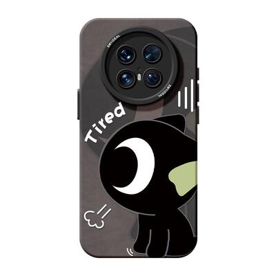 罗小黑猫适用华为mate70pro手机壳mate60的新款套m30系列硅胶pro+保护套mete50全包防摔mata40高级感十mate70