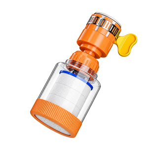 厨房水龙头过滤器嘴万向防溅水延伸器通用自来水净化净水滤水神器