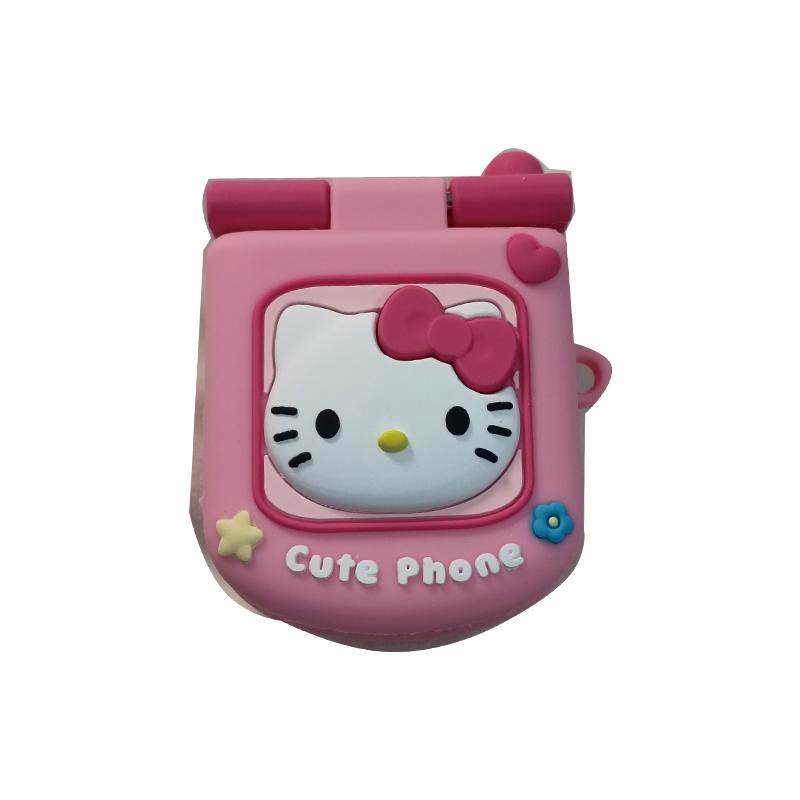 大哥大可爱猫咪适用airpodspro2苹果无线蓝牙耳机壳airpods4新款airpods1/2代耳机套硅胶防摔三代女