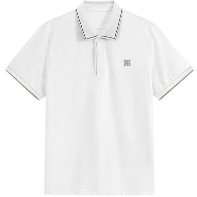 GXG男装 小标刺绣商务polo衫男 25年夏季G24X242007