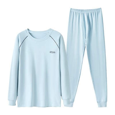 猫人a类100%棉青少年保暖内衣