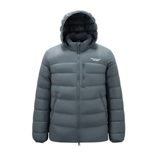 森马羽绒服男冬季90绒子轻量鹅绒服2025新款情侣款可拆卸连帽外套