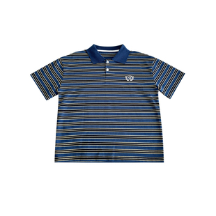 NEXT ZYU官方正品男童夏季条纹绣花POLO衫儿童洋气短袖T恤男孩子