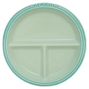 陶瓷分格盘三格盘211减脂餐盘分格减肥专用定量儿童早餐盘子餐具