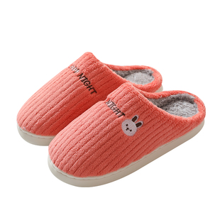 大码棉拖鞋男冬季外穿2025新款厚底保暖防滑室内家居包跟棉鞋男士