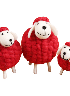 萌物可爱卷毛儿童卧室客厅摆件