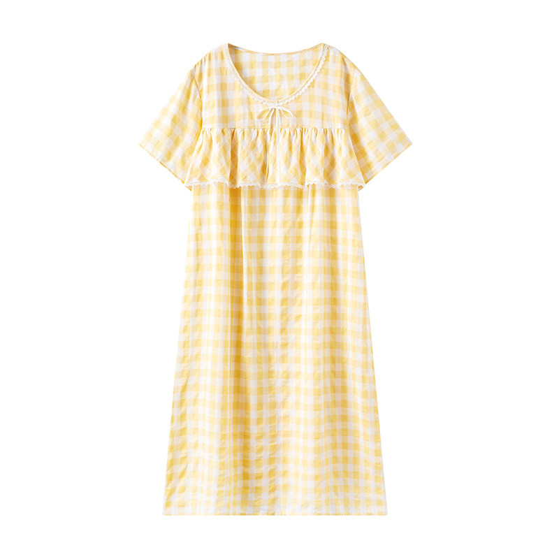 兰卓丽睡裙女宽松家居服防凸点