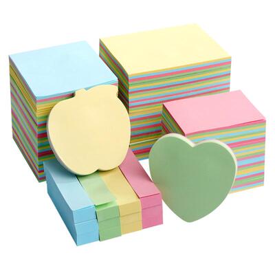 彩色便利贴n次贴心形便签贴纸