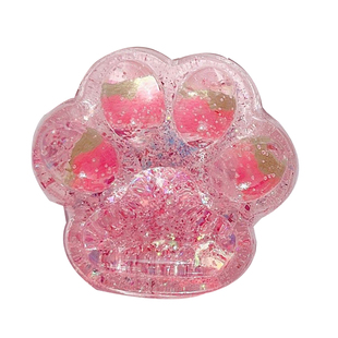 儿童草莓麦芽糖捏捏乐慢回弹猫爪捏捏乐解压减压果冻蜡捏捏球玩具