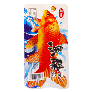 万幸鱼酷辣条素食儿时怀旧校园小金鱼形麻辣零食童年小吃休闲食品
