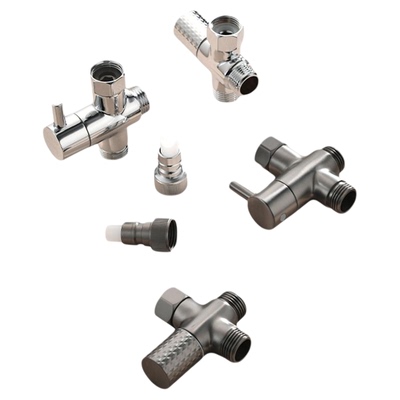 【新品】NEOPERL纽珀三通分水阀全铜加厚冷热水马桶洗衣机三角阀